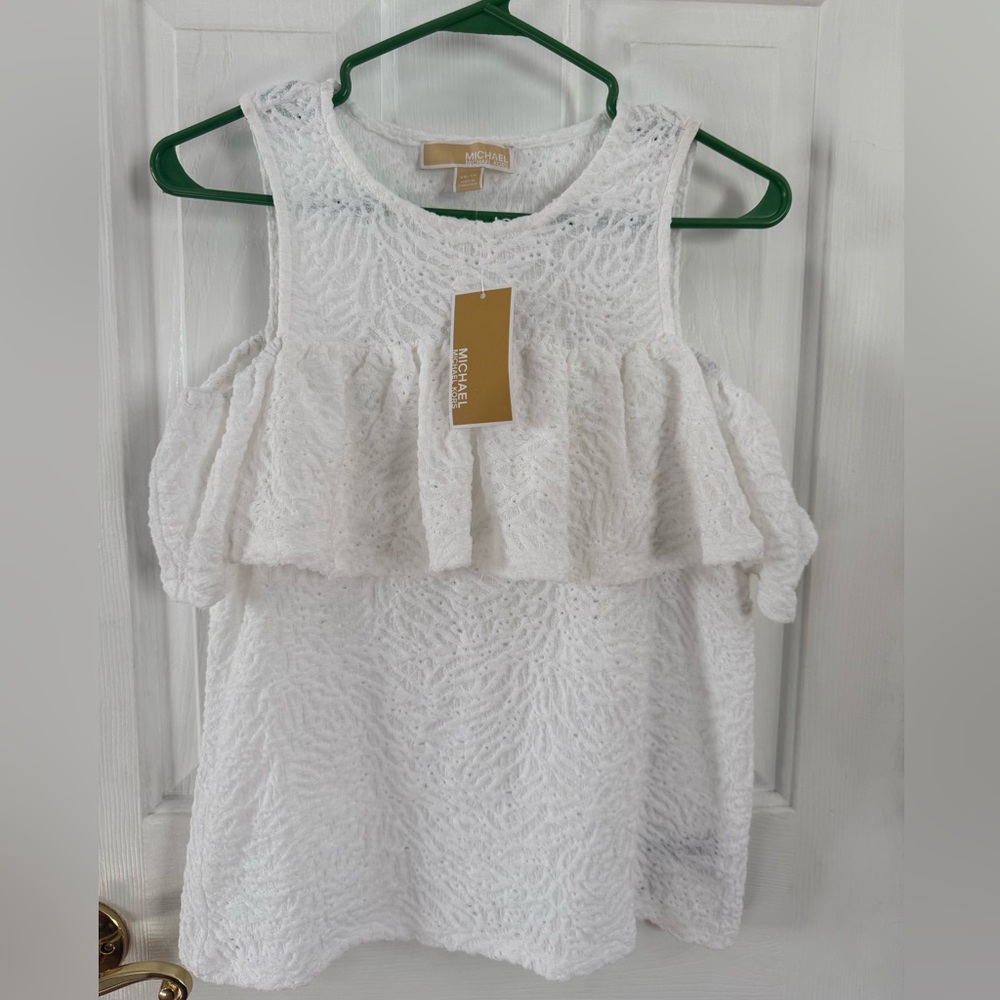Michael Kors White Lace Top